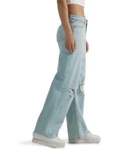 Women's blue loose-fitting...