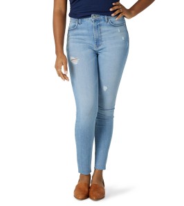 Women's ripped high waist...